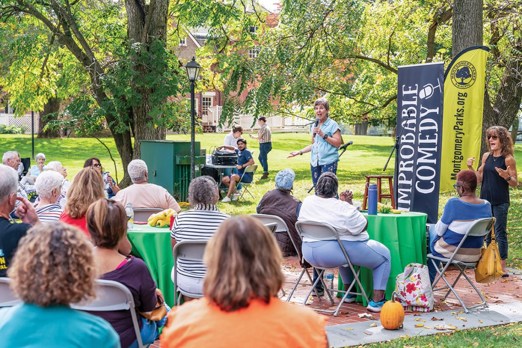 Better with age comedy event in Montgomery Parks