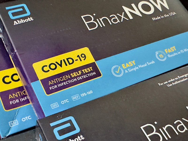 BinaxNOW Covid-19 tests