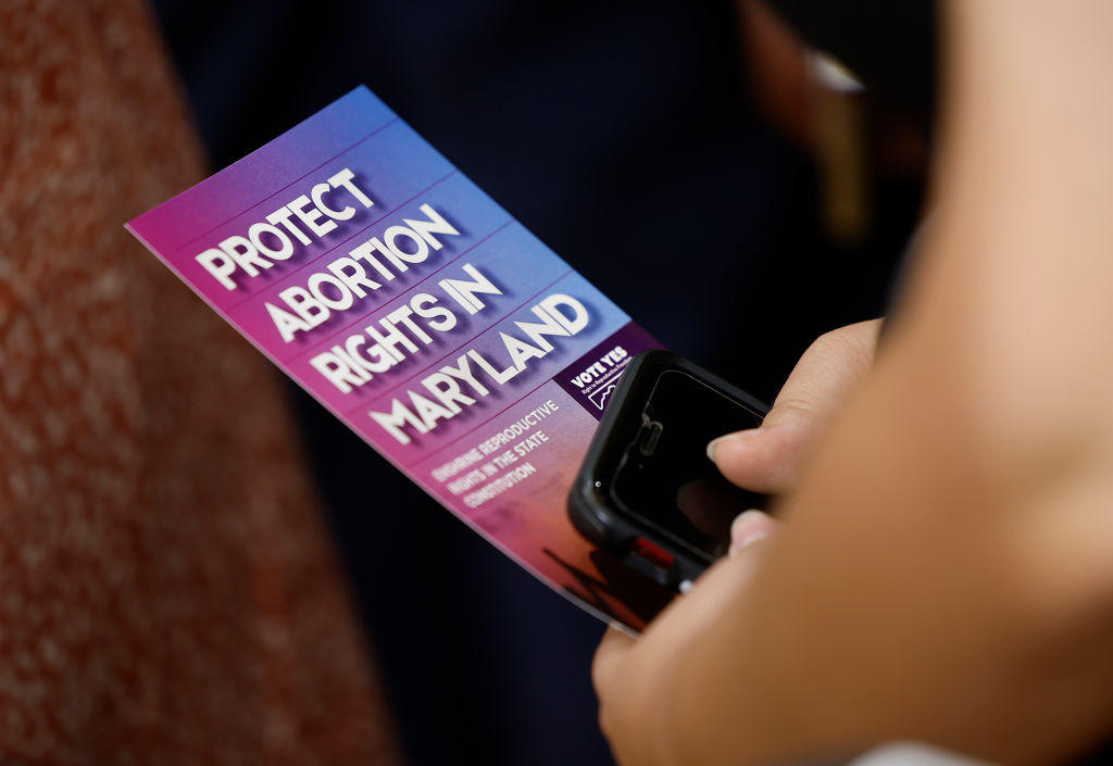 a brochure that says "protect abortion rights in maryland"