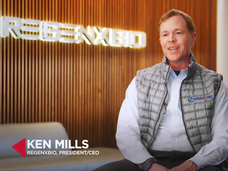 Ken Mills, president and CEO of REGENXBIO