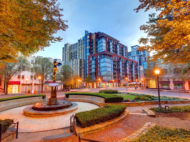 Rockville Town Square in Montgomery County often hosts events throughout the week.